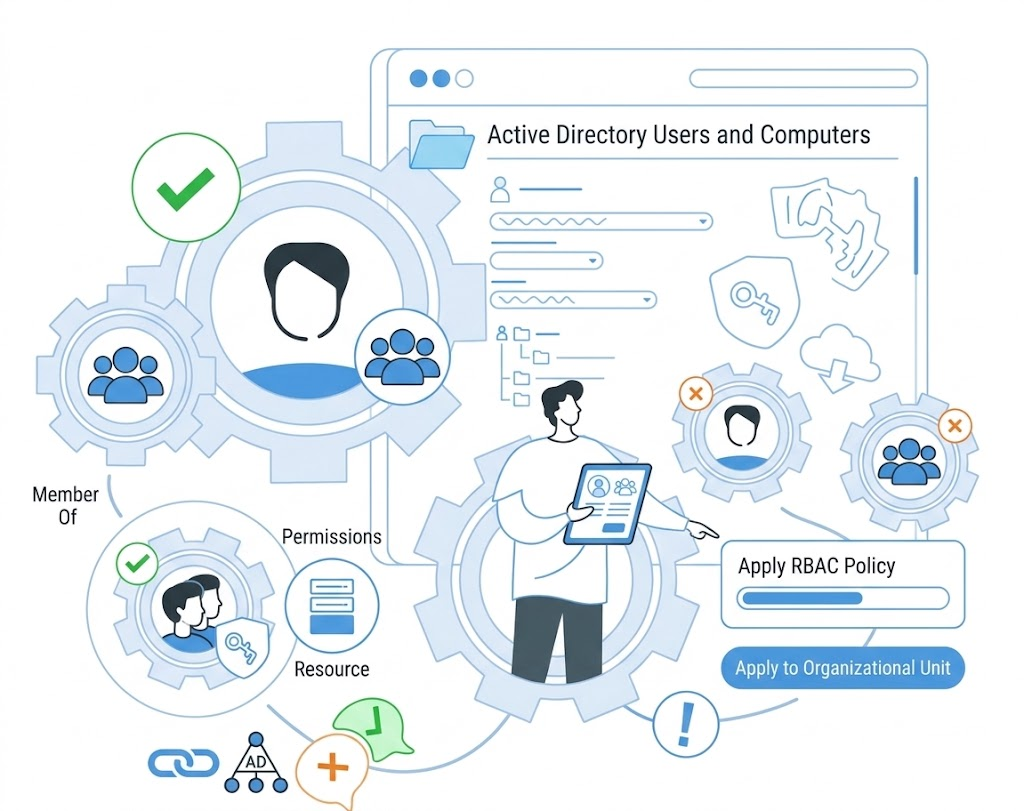 Simple administration and role-based control
